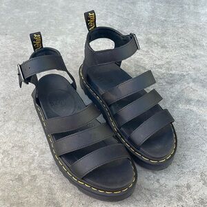 Dr. Martens Soft Wair Black Blaire Sandals Size 9